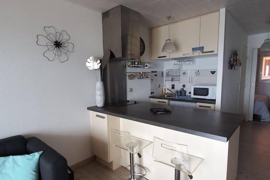 T2 1Ere Ligne Loggia Vue Mer 180 ° Parking 아르카숑 외부 사진